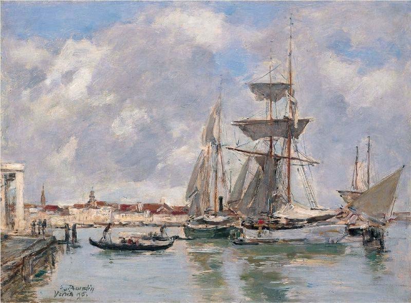 Eugene Boudin Venice, The Grand Canal oil painting picture